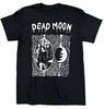 Ретро Футболка унисекс с принтом группы Dead Moon, тяжелый хлопок, черная, размеры S-5XL, TR552