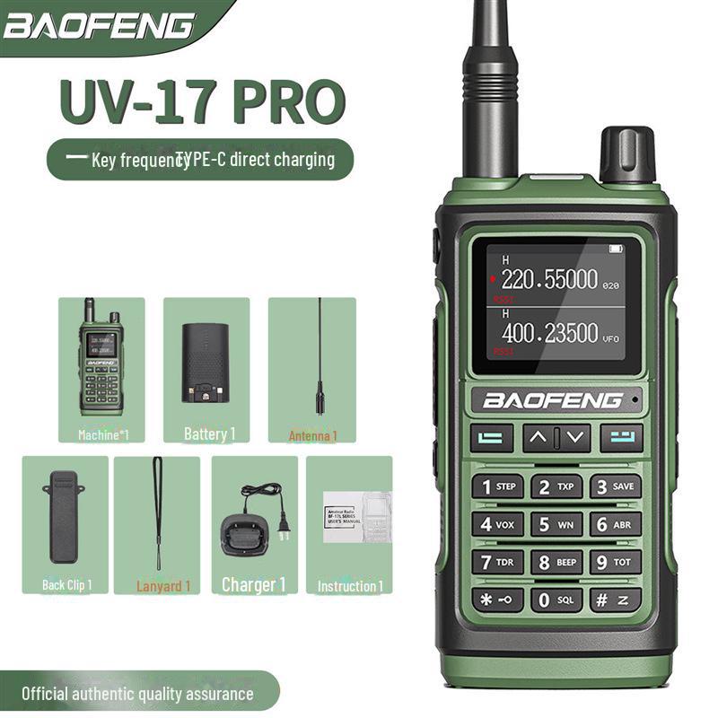 Рация Baofeng UV-17 PRO с зарядкой Type-C для приключений на природе