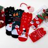 Women's Christmas Stockings, Mid-calf Stockings, Santa Claus, Snowman, Elk, Big Red Stockings