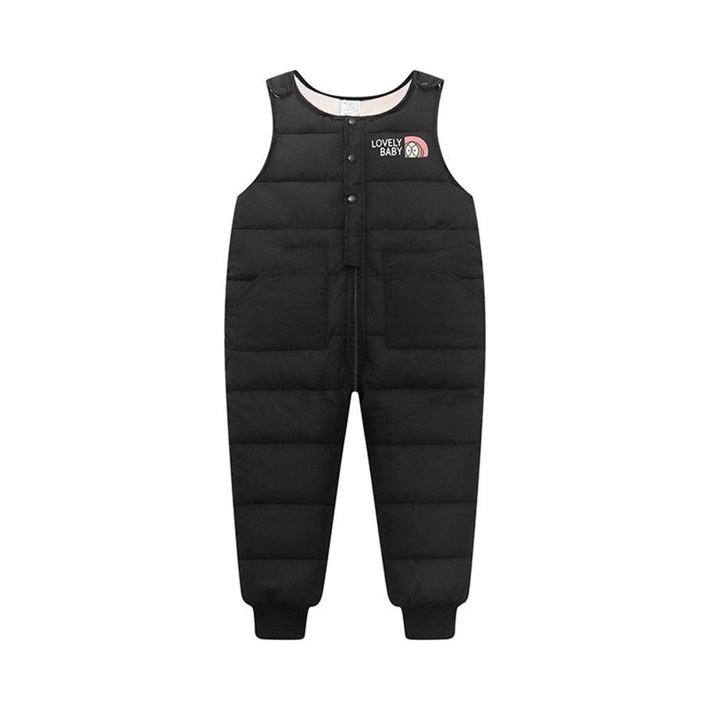 Осенние и зимние хлопковые брюки-переноски с подкладкой и утолщенным пухом для малышей и маленьких детей