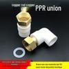 PPR Water Heater Union Pre-Filter Connector: 25 To 1 Inch, 4-6 Points, 32 Straight Elbow, Copper Water Pipe Fittings