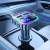 Bluetooth Радиочастотный Передатчик Автомобильное Зарядное Устройство 12в-24в Совместимый Поворотная Ручка