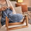 Handmade Yarn Ball Stand Rotating Yarn Spool Organizer Wire Winding Rack  Knitting Crafts