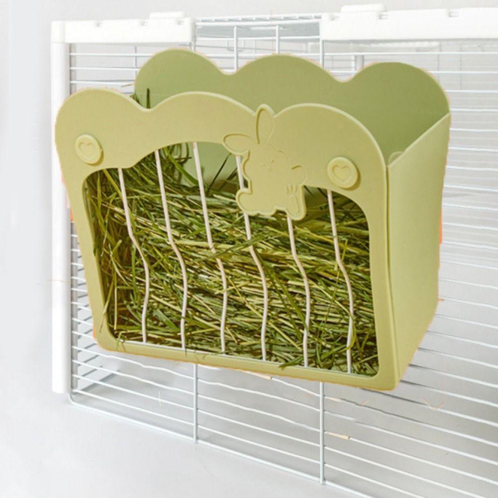 Hanging Bunny Grass Holder Large Capacity Guinea Pig Hay Feeder Hay Rack Rabbit Hay Feeder Ferret