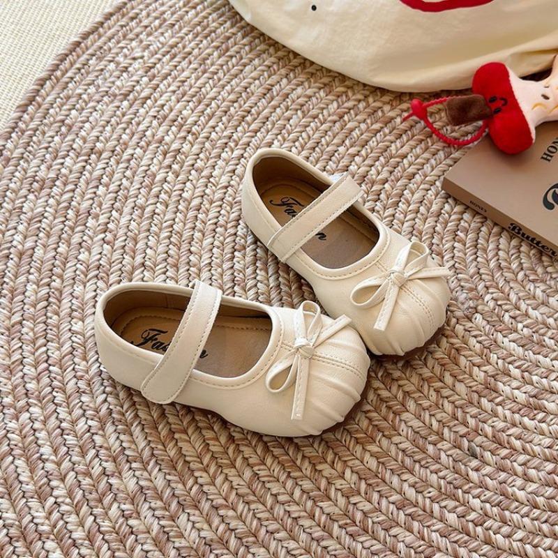 Children's Fashion Leather Shoes Little Girl High-end Princess Shoes Baby Soft Sole Shoes Lightweight Performance Shoes