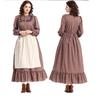 Карнавальный костюм на Хэллоуин для маленького домика Prairie Pioneer Olden Day Girl Laura для ролевой игры Косплей Нарядное вечернее платье