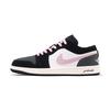Jordan Air Jordan 1 Black Pink Toes Abrasion Resistant Low top Vintage Basketball Shoes Men's Black Pink II3788-003(Team2267-)