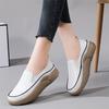 Women Sneakers Shoes Leather Loafers Shoes For Women Comfort Light Thick Sole Shoes Autumn Trend Leisure Flats Women Slippers