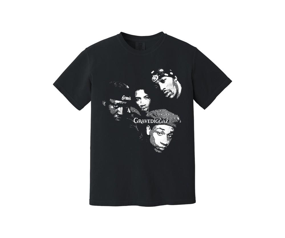 Gravediggaz Heavyweight T Shirt It Ain039t Safe No 6 Feet Deep 90s Wu Tang