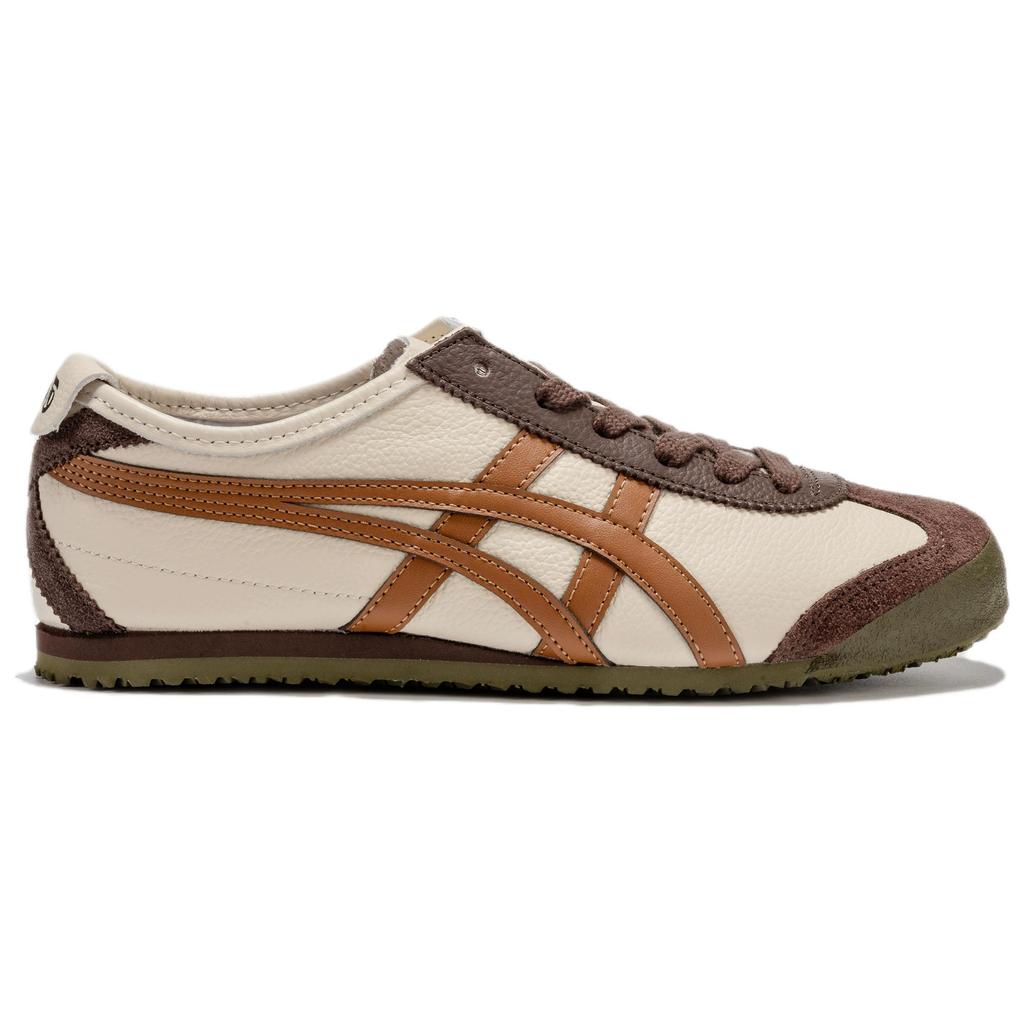 New Onitsuka Tiger MEXICO 66 Anti Slip Wear Resistant Low Top Casual Shoes Unisex Beige Umber Brown 1183B771-251