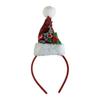 Festive Sequined Christmas Hat Headband Hair Accessory