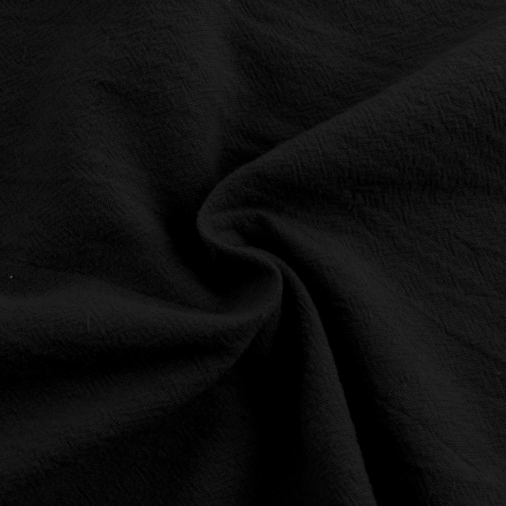 Мужские повседневные свободные однотонные льняные брюки, повседневные брюки из хлопка и льна, широкие брюки