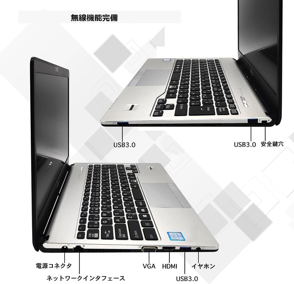 Ноутбук Fujitsu дюймовый Intel 6-го поколения Core i5 6300U FUJI TSU LIFEBOOK Office Японские настройки 8 ГБ [Б/у ноутбук] 13.3 (2,4) С936/МС
