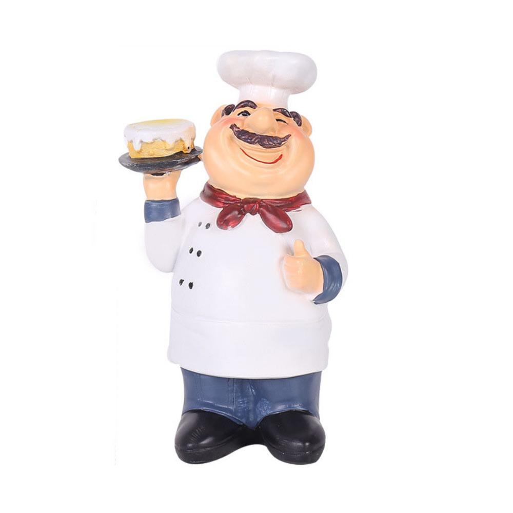 Simulated Farmhouse Cake Shop Decor Handicraft Chef Resin Figurines Bakers Food Lovers