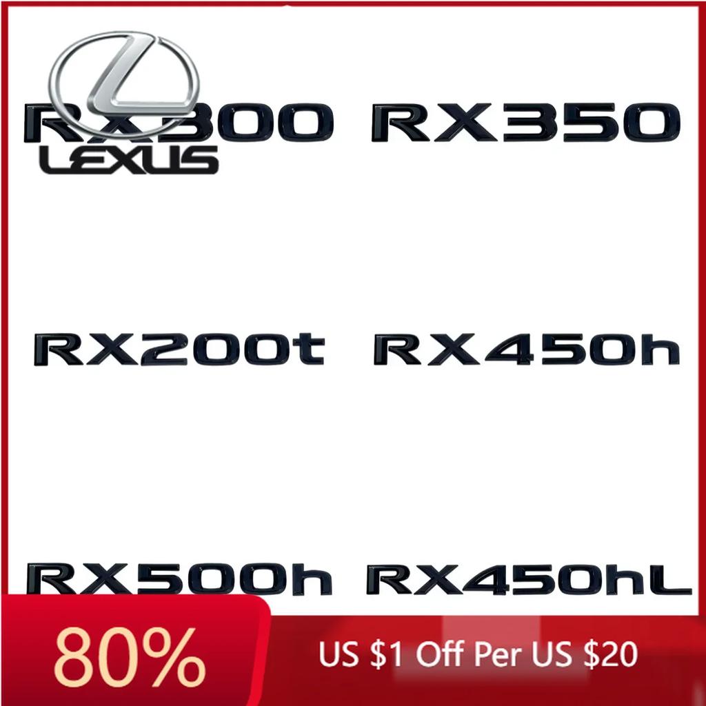 2026 Горячие Внутренние Наклейки Подходят Для RX300, RX350, RX350h, RX450h, RX450hl, RX500h, RX200t Lexus Задний Значок Декоративный Металлический
