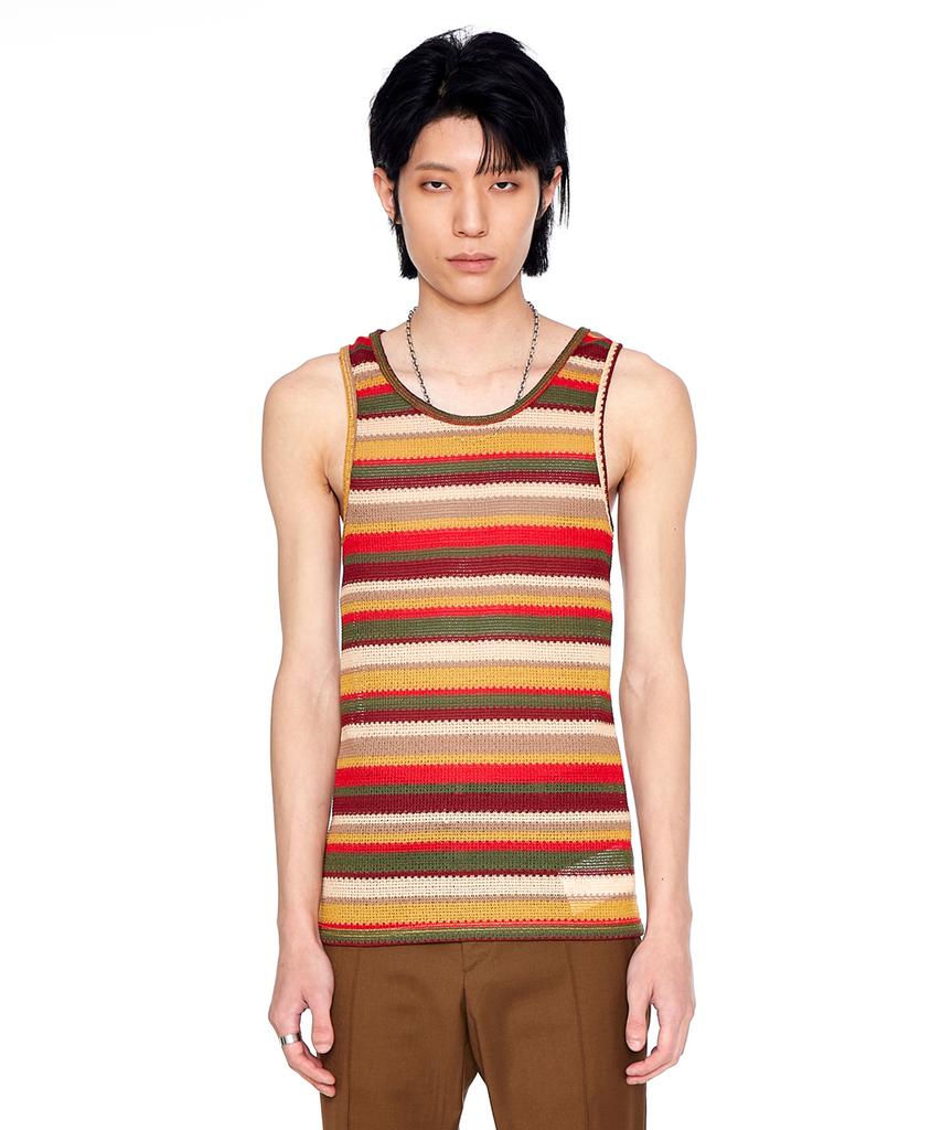 EPONYM Knitted Sleeveless_Multi Stripe