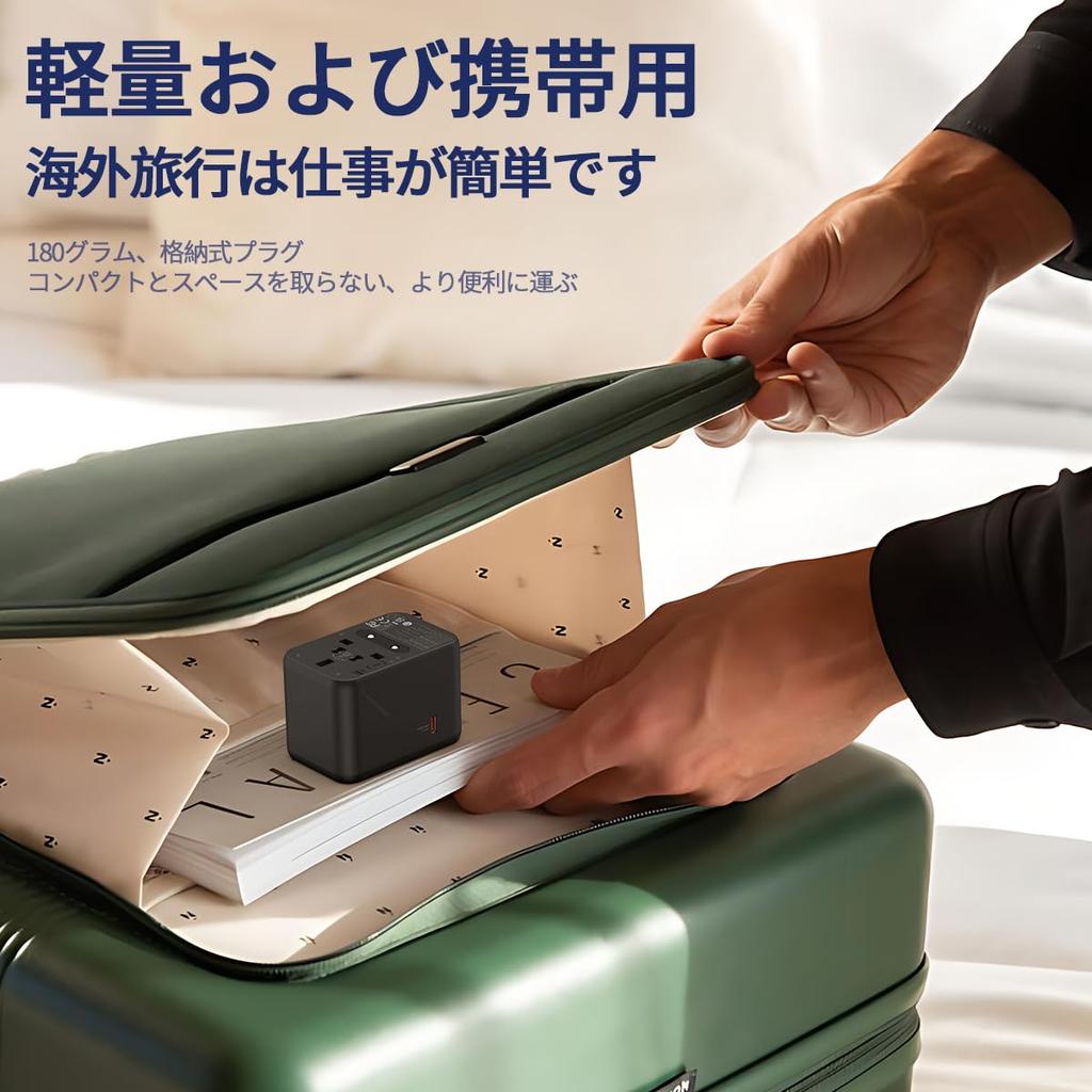 Переходник PD 65W GaN Быстрая зарядка Революционная в отрасли модель Всемирно совместимая розетка Зарядка 6 устройств одновременно Розетка QC за рубежом