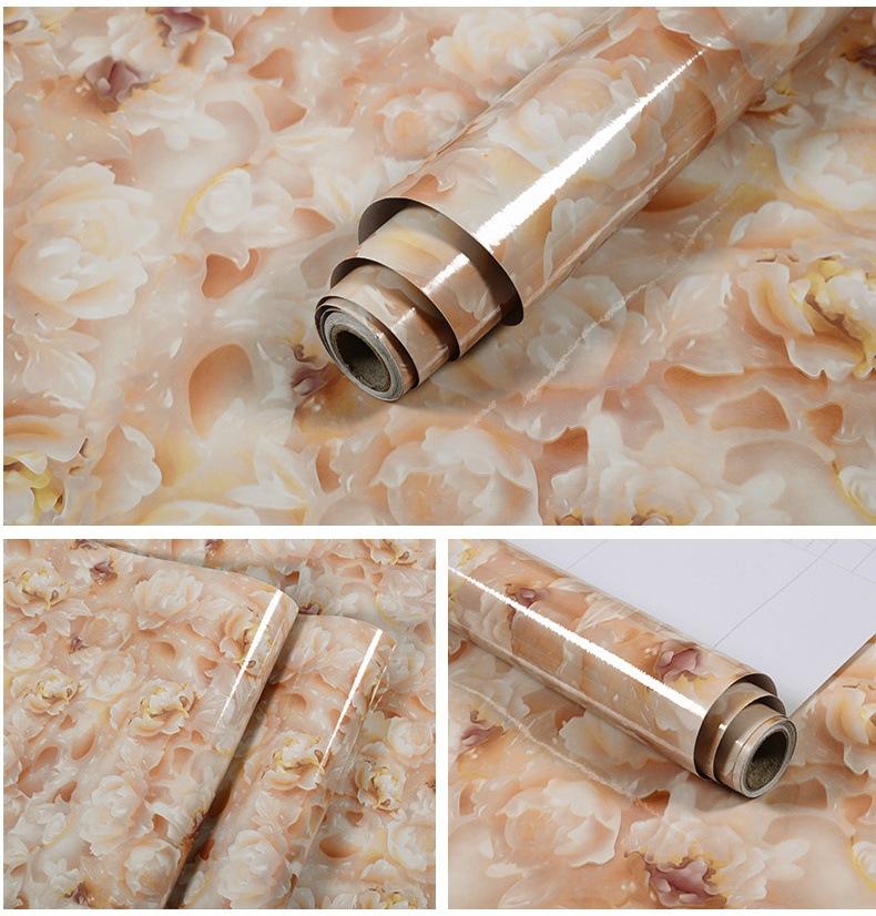 45x300 см глянцевая мраморная бумага гранитно-серая/белая рулонная кухонная столешница