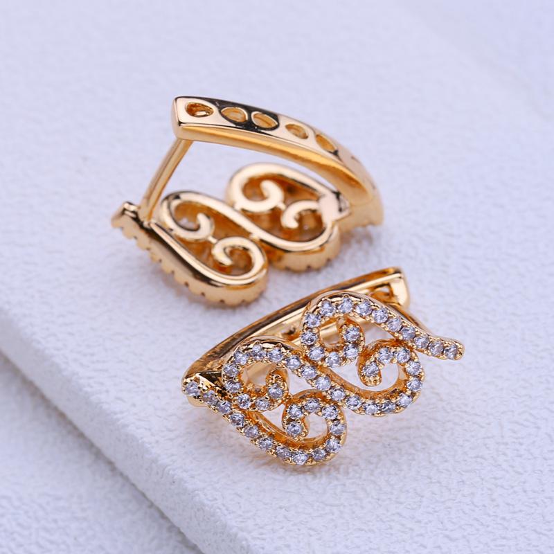 KNIKOO Серьги-клипсы для женщин, модные серьги-гвоздики с кубическим цирконием, ювелирные изделия для свадебной вечеринки, подарки