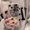 Чехлы для мобильных телефонов iPhone 11 13 XR 15 Pro Max 12 14 Pro Max Чехол iPhone 16 XS Max Зеркальный защитный чехол Зеркальный Изысканный мультяшный водонепроницаемый