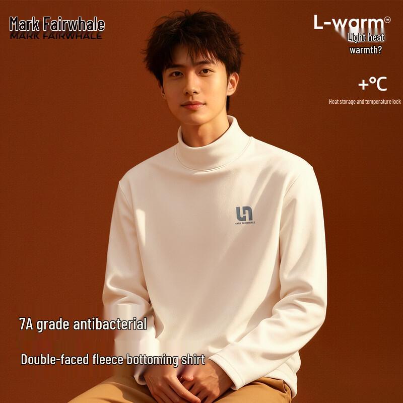 Mark Fairwhale Men's Long-Sleeve Mock Neck Thermal T-Shirt