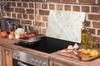 Glass stove top protector 70x52 Marble