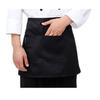 Grepo Short Apron, Water-Repellent, for Men and Women, Suitable for Restaurants, Cafes, and Izakayas (Black)