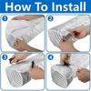 Adjustable Straps Portable AC Hose Sleeve Waterproof Exhaust Hose Wrap  Household