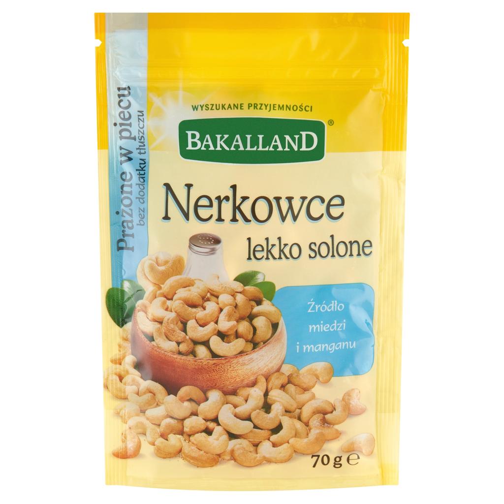 Bakalland lightly salted cashew nuts 76 g