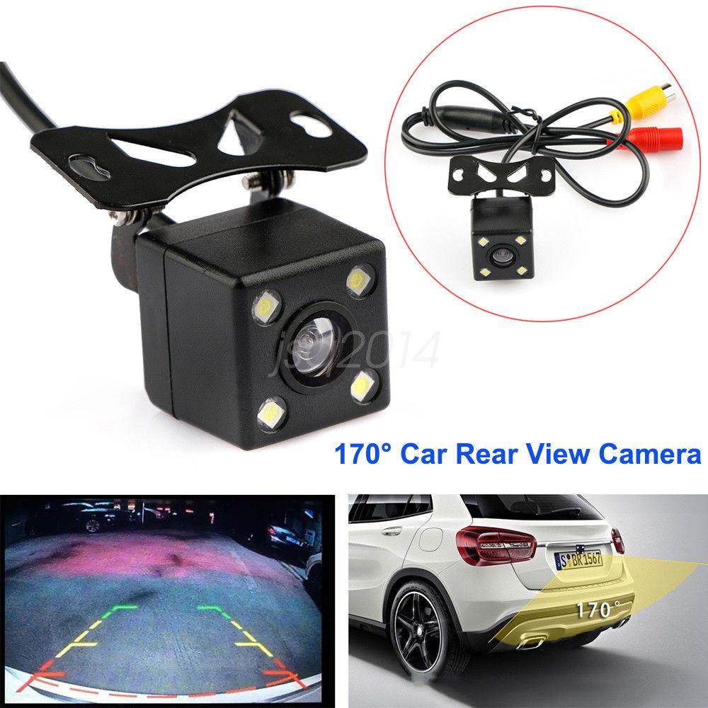 Cmos 170° Car Rear View Reverse Parking Camera Waterproof Hd Night Vision