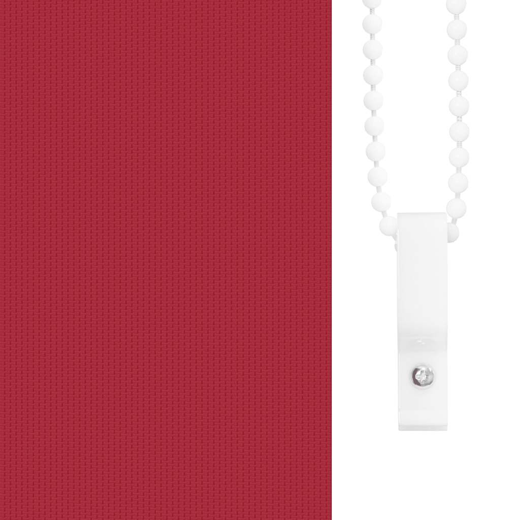 Blackout Roller Blind Red 165 x 175 cm Fabric Width 161.6 cm Polyester