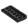 Guitar Bridge 6 String Metal 10.8mm String Distance Delicate Guitar Bridge Black