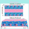 Скатерть для вечеринки Стич из водостойкого материала для детского дня рождения