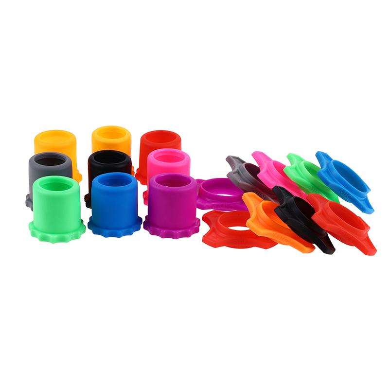 Пентаграмма Виброзащита Защита от перекатывания Беспроводной ручной микрофон Силиконовое кольцо, Цветные поролоновые насадки-ветрозащиты для микрофона