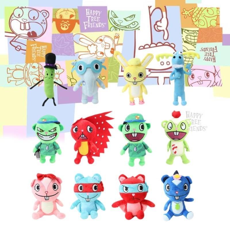 Очаровательная плюшевая игрушка Флиппи, ультрамягкий короткий плюш, военный медведь, Happy Tree Friends