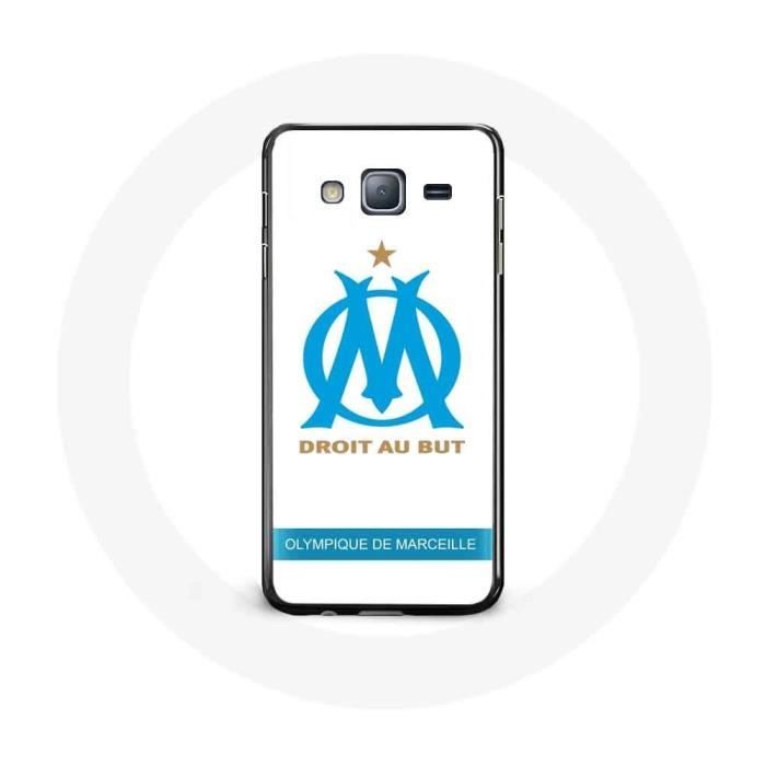 Coque - Olympique de Marseille - Samsung Galaxy J3 2016 - Logo - Souple - Sportif