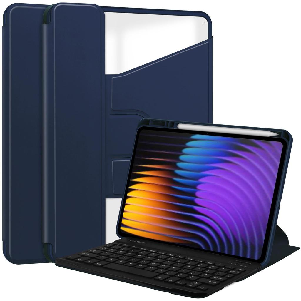 Чехол для Xiaomi Pad 7 Pro с Bluetooth-клавиатурой, 11,2-дюймовая защитная крышка