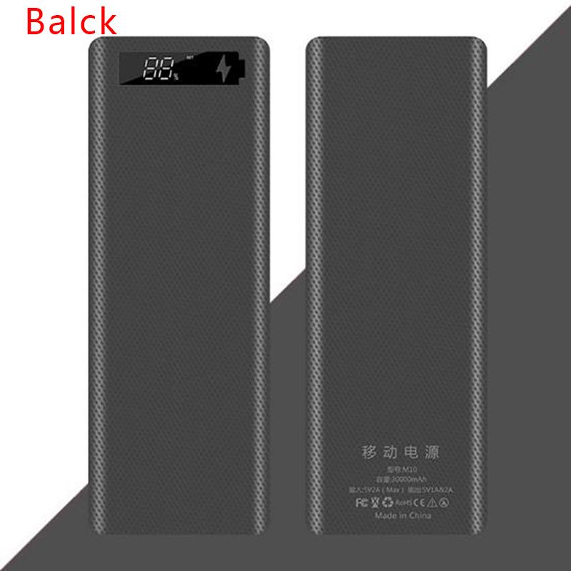 Practical Power Bank Shell Charger Box Dual Usb Diy Lcd Display 10X18650 Battery Case