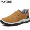 Мужская обувь Модные повседневные кроссовки Удобная теплая плюшевая зимняя обувь для мужчин Лоферы Уличная нескользящая обувь для ходьбы на плоской подошве