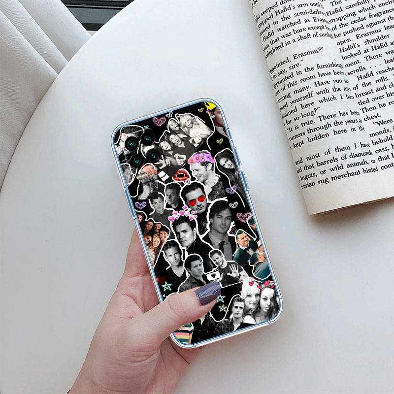 Чехол для телефона ED56 Дневники вампира для Motorola G34 G32 G31 G14 G84 G62 E32 G24 G72 G71 G73 G85 G200 G60S G60 G52 G51 G50 G42 G41 G32 G30