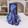 Осьминог Подставка для книг Книжный уголок 3D Статуя осьминога Декор для книжной полки Винтаж Фэнтези