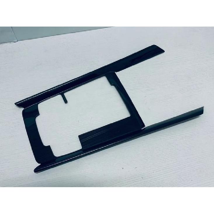 Black Titanium Gear Shift Box Panel Frame Cover Trim For -2024 Mazda CX-50