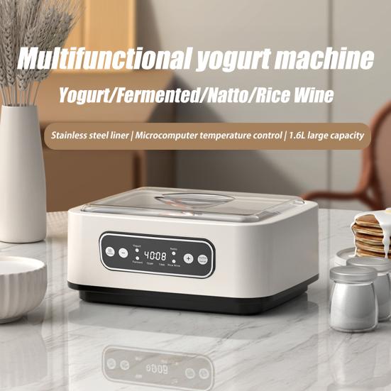Homemade Yogurt Maker Large Capacity Digital Display Adjustable Constant Temperature Multipurpose Probiotic Maker Machine