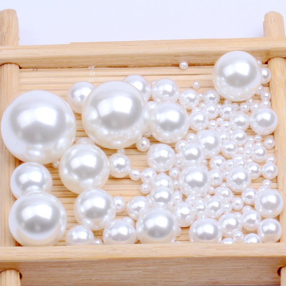 Medium Pearl Simulated High-Gloss Non-Porous Beading Material for Handmade DIY Jewelry and Earring Accessories