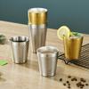 175 мл/300 мл пивная чашка, износостойкая, устойчивая к разрушению кружка для напитков из нержавеющей стали с двойными стенками для баров