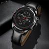 Fashion Calendar Watch Men's Watch Quartz Watch Men's Leather Watch Casual Watch Sports Watch Student Watch Men's