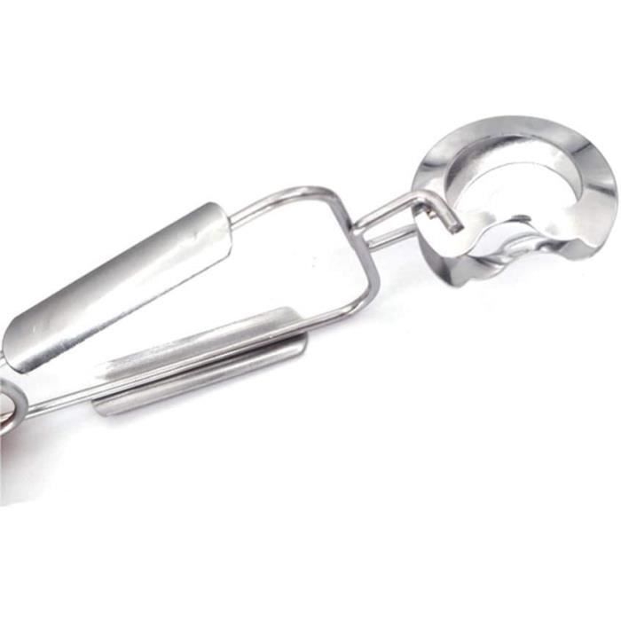 Lot de 2 Pince à Escargot en Acier Inoxydable-Escargot Clips Pinces Escargot Tong Facile à Nettoyer-Mini Pinces de Cuisine pour