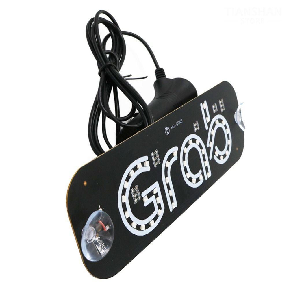 1 шт. Светодиодный сигнальный маяк GRAB Панель Такси Автомобильный свет Сигнальный свет Лобовое стекло Зеленый свет Индикатор Кабины Внутри Такси Свет Автомобиля