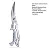 Powerful Kitchen Scissors Multi-Function Stainless Steel Shears Safe Lock Design Easy One-Handed Operation Bone Shear for Chicken Fish Vegetables