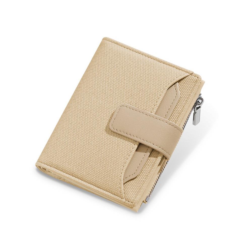 Multi-Cards Slot Credit Cards Holder PU Leather Mini Coin Pocket Fashion Zipper Coin Purse  Travel